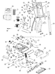 Part Location Diagram of RO-912040 Dirt Devil Main Off/On Switch